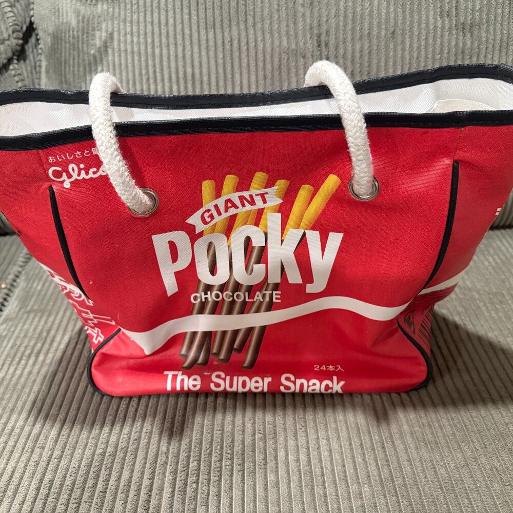 Pocky Tote Bag with Zipper